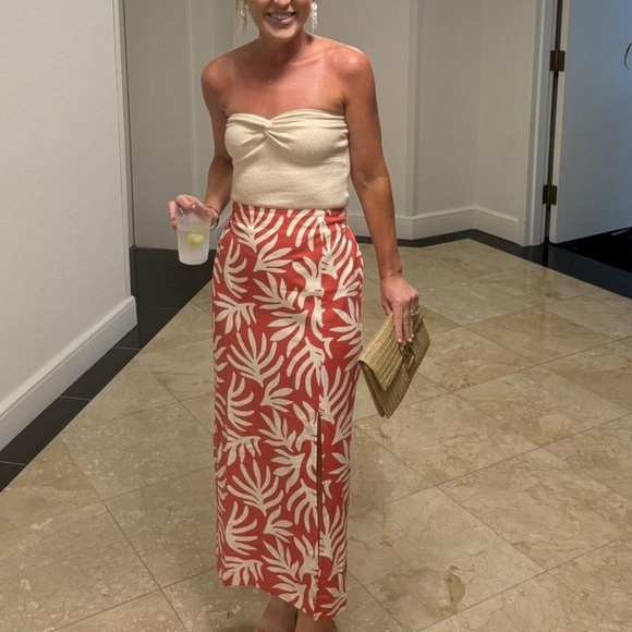 Ankle A-Line Skirt from A New Day in a Rust Color - NWT szL - Picture 1 of 6